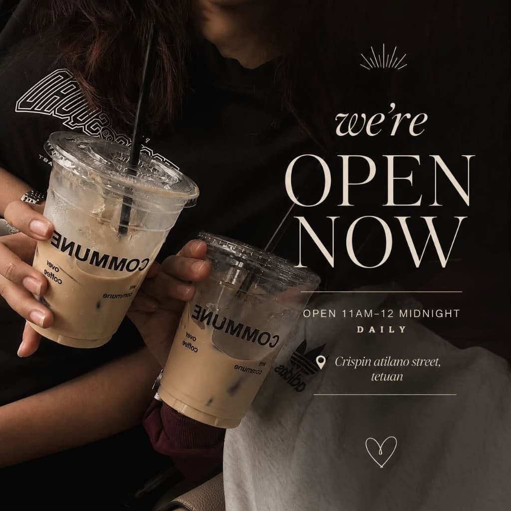 We're open now at commune
